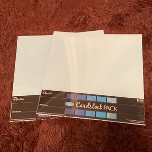 12” x 12” Blue Cardstock Packages